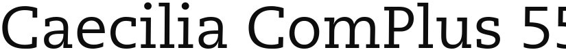 Caecilia ComPlus 55 Roman font download