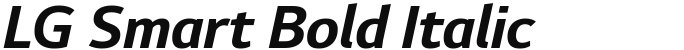 LG Smart Bold Italic