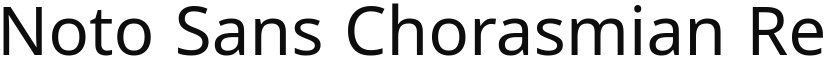 Noto Sans Chorasmian font download