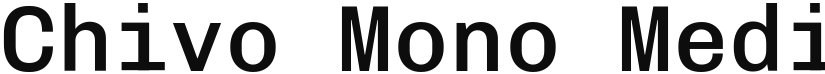 Chivo Mono font download