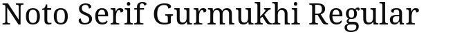 Noto Serif Gurmukhi Regular