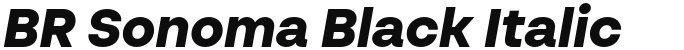 BR Sonoma Black Italic