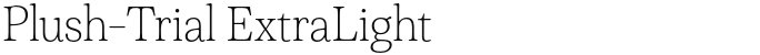 Plush-Trial ExtraLight
