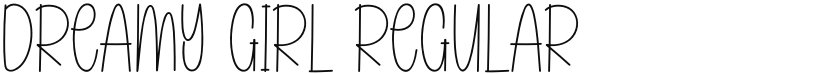 Dreamy Girl font download