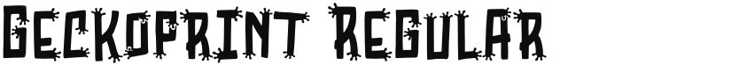 Geckoprint font download