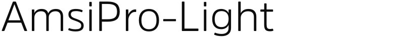 AmsiPro-Light font download