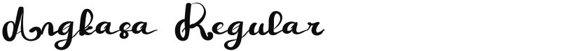 Angkasa font download