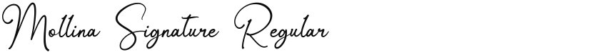 Mollina Signature font download