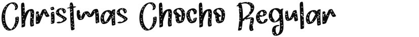 Christmas Chocho font download