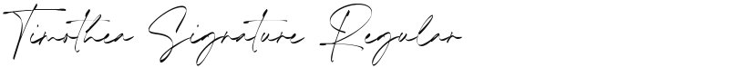 Timothea Signature font download