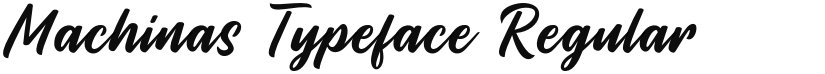Machinas Typeface font download