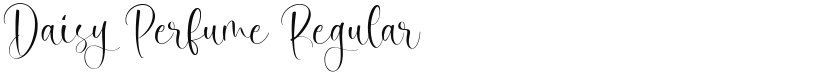 Daisy Perfume font download