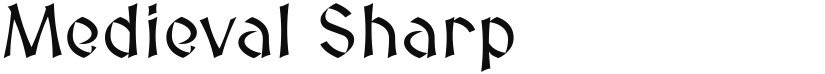 Medieval Sharp font download