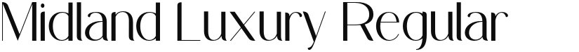 Midland Luxury font download