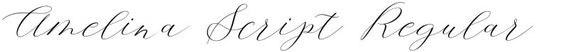 Amelina Script font download