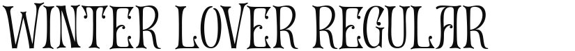 Winter Lover font download