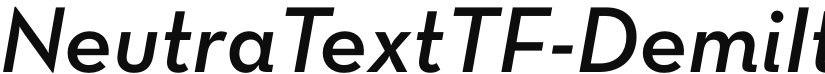 Neutra Text TF Light Alt font download