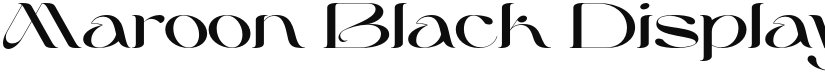 Maroon & Black Display font download