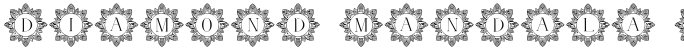 Diamond mandala monogram Regular