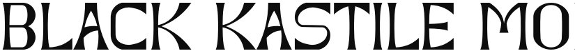 Black Kastile Modern font download