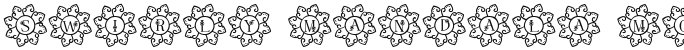 Swirly Mandala Monogram Regular