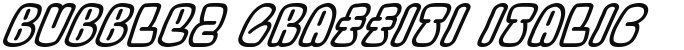 Bubblez Graffiti Italic