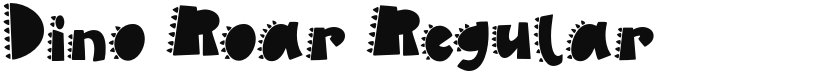 Dino Roar font download