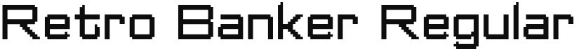 Retro Banker font download
