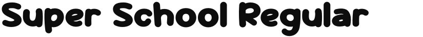 Super School font download