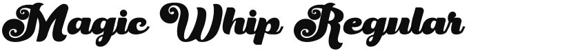 Magic Whip font download
