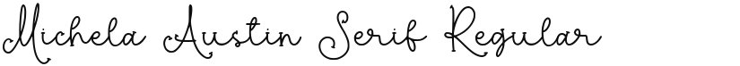 Michela Austin Serif font download