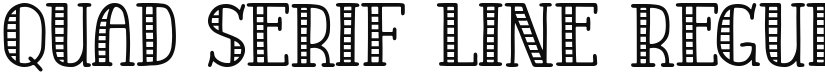 Quad Serif Line font download