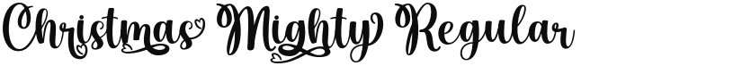 Christmas Mighty font download