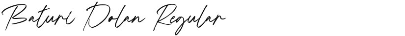 Baturi Dolan font download