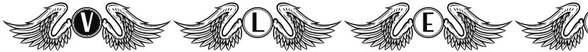 Vleugel Monogram font download