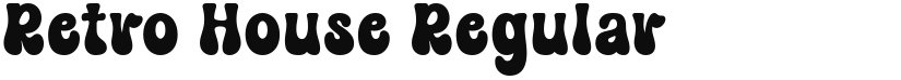 Retro House font download