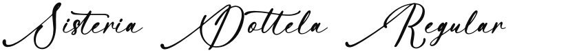 Sisteria Dottela font download