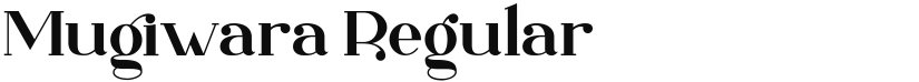 Mugiwara font download