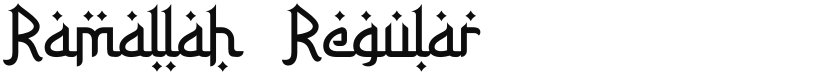Ramallah font download