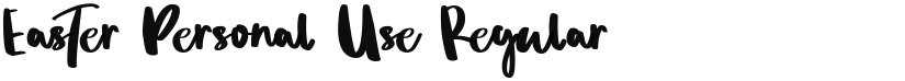 Easter Personal Use font download
