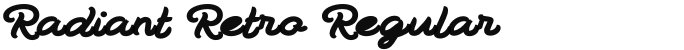Radiant Retro Regular