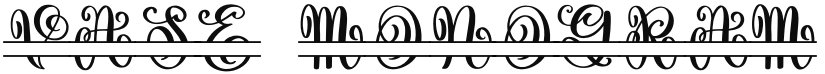 Vase Monogram font download