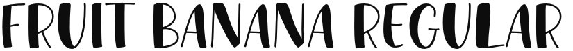 FRUIT BANANA font download