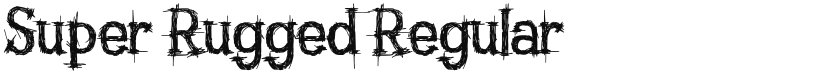 Super Rugged font download