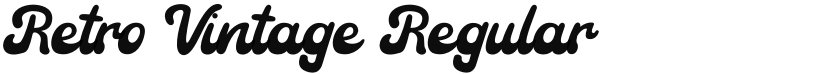 Retro Vintage font download