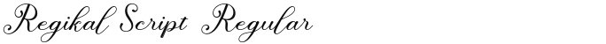 Regikal Script Regular