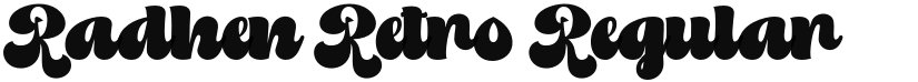 Radhen Retro font download