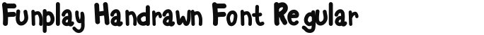 Funplay Handrawn Font Regular