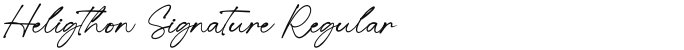 Heligthon Signature Regular