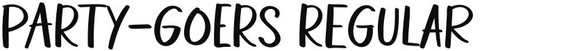 PARTY-GOERS font download